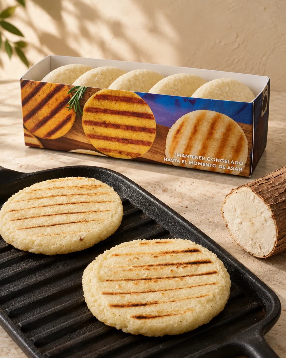 Arepa de Yuca (sin queso) — Fresh Lovers